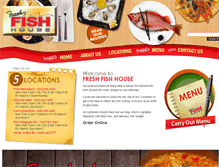 Tablet Screenshot of freshfishhouse.com